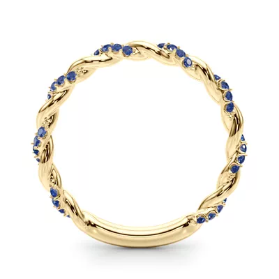 Freya Lab Sapphire Twist Band