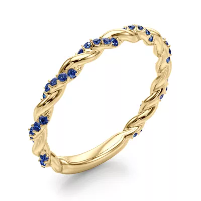 Freya Lab Sapphire Twist Band