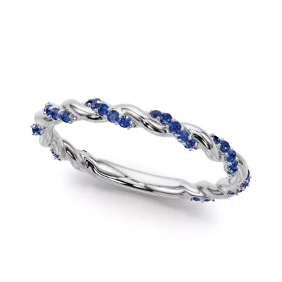Freya Lab Sapphire Twist Band