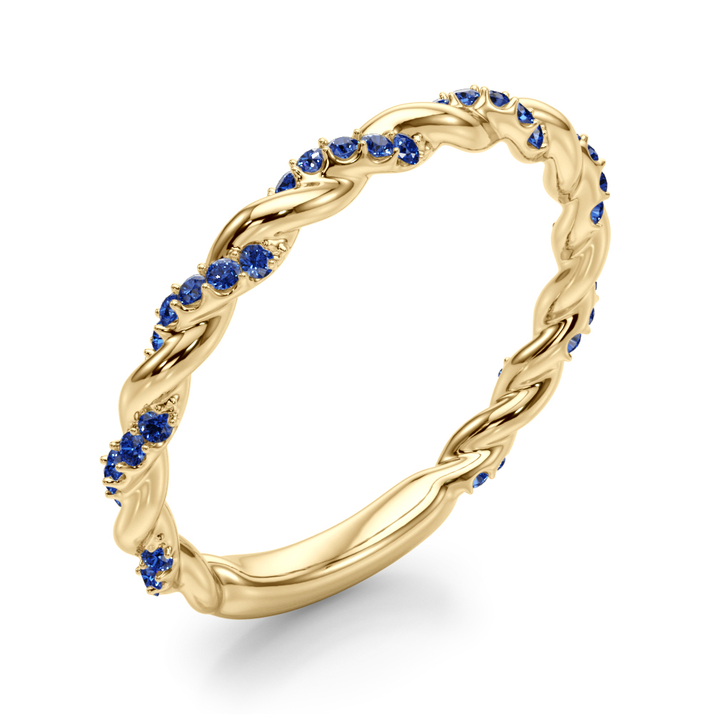 Freya Lab Sapphire Twist Band