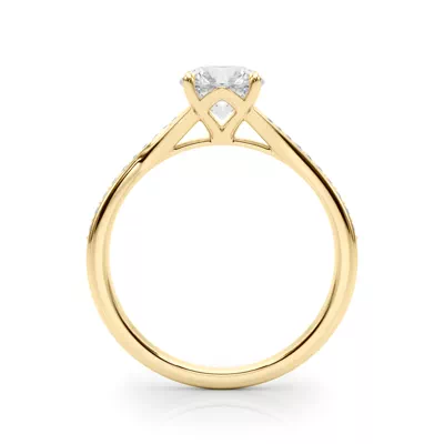 Havana Pave Bypass Engagement Ring