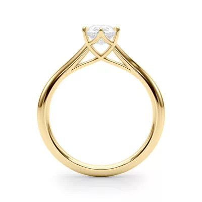 Damite Solitaire Engagement Ring