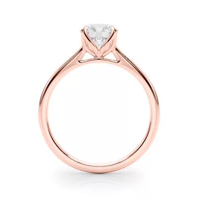Komiko Tulip Inspired Solitaire Engagement Ring