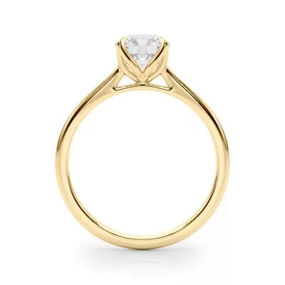 Komiko Tulip Inspired Solitaire Engagement Ring