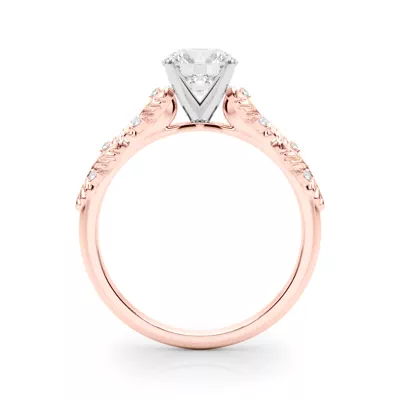 Tokyo Nature Inspired Engagement Ring