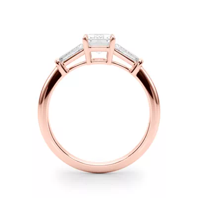 Fox Three-Stone Engagement Ring