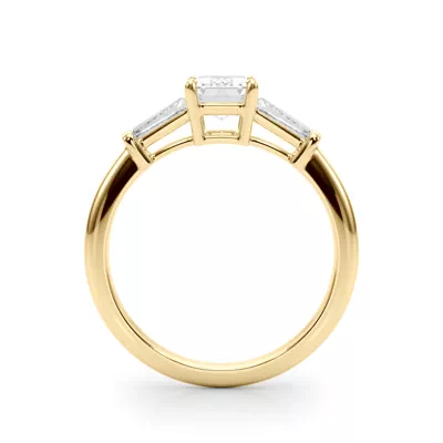 Fox Three-Stone Engagement Ring