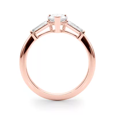 Cossette Three-Stone Engagement Ring