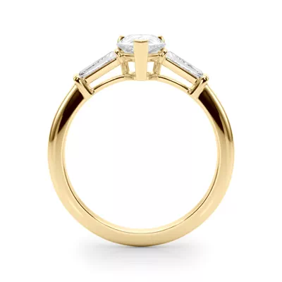 Cossette Three-Stone Engagement Ring