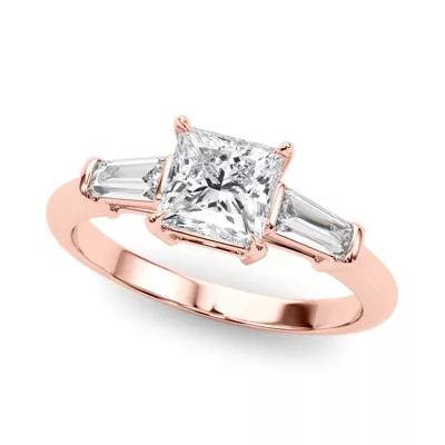 Cassiopeia Three-Stone Engagement Ring
