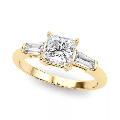 Cassiopeia Three-Stone Engagement Ring