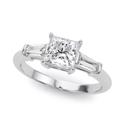 Cassiopeia Three-Stone Engagement Ring
