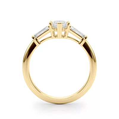 Fortuna Three-Stone Engagement Ring