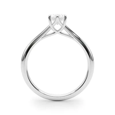Lakely Oval Diamond Solitaire Engagement Ring
