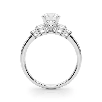 Pearlessa Modern Baguette Diamond Engagement Ring
