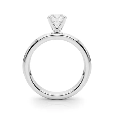 Aquarion Modern Channel Set Diamond Engagement Ring