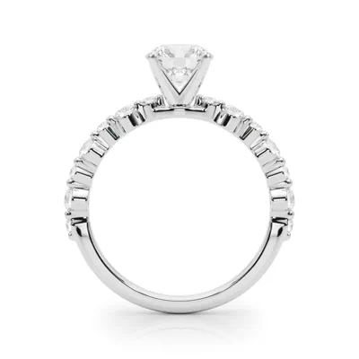 Amberlin Shared Prong Diamond Engagement Ring