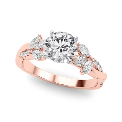 Christallas Floral Inspired Engagement Ring