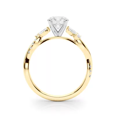 Christallas Floral Inspired Engagement Ring