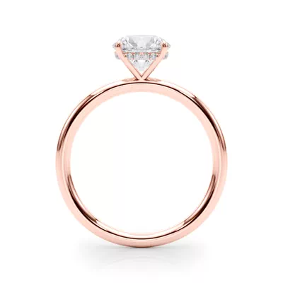 Lisa Hidden Halo Diamond Engagement Ring