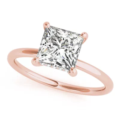 Lisa Hidden Halo Diamond Engagement Ring