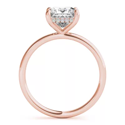 Lisa Hidden Halo Diamond Engagement Ring