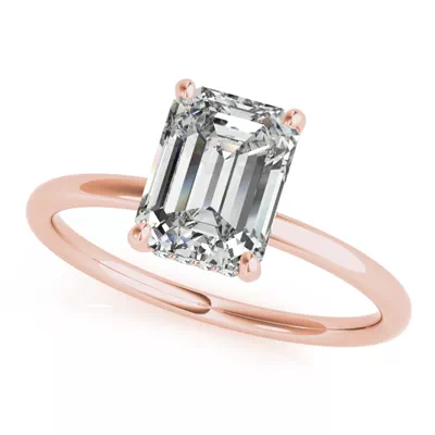 Lisa Hidden Halo Diamond Engagement Ring