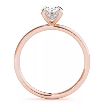 Lisa Hidden Halo Diamond Engagement Ring