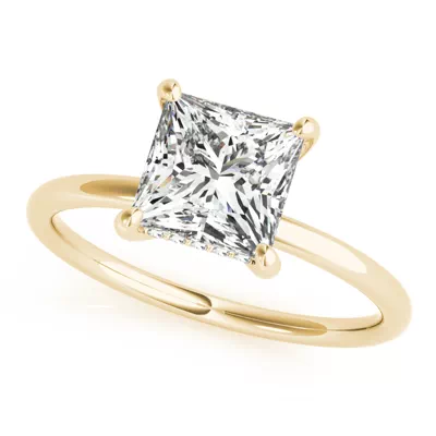 Lisa Hidden Halo Diamond Engagement Ring