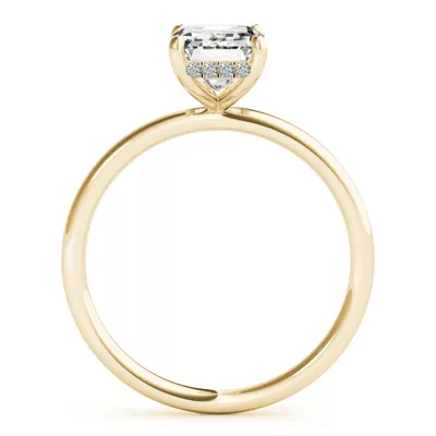 Lisa Hidden Halo Diamond Engagement Ring