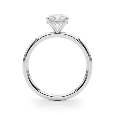 Lisa Hidden Halo Diamond Engagement Ring