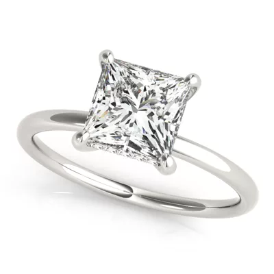 Lisa Hidden Halo Diamond Engagement Ring