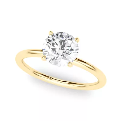 Lisa Hidden Halo Diamond Engagement Ring