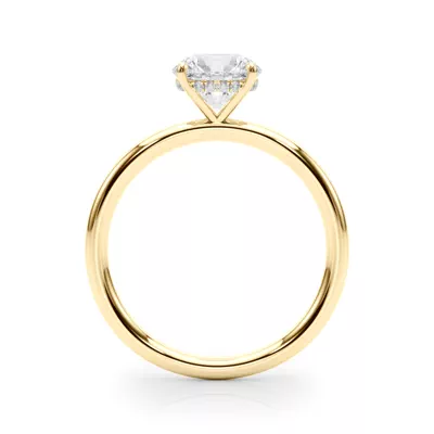 Lisa Hidden Halo Diamond Engagement Ring