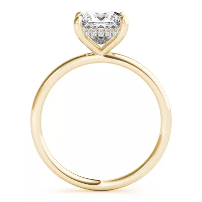 Lisa Hidden Halo Diamond Engagement Ring