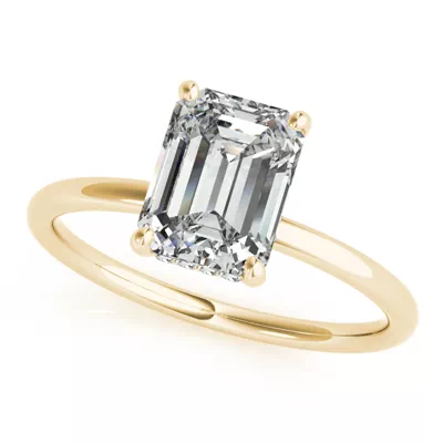 Lisa Hidden Halo Diamond Engagement Ring