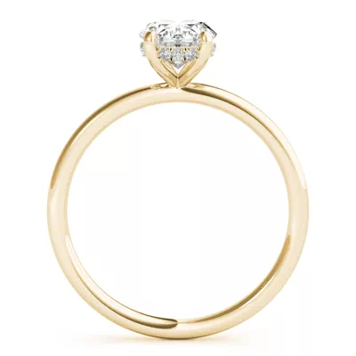 Lisa Hidden Halo Diamond Engagement Ring