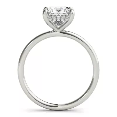 Lisa Hidden Halo Diamond Engagement Ring