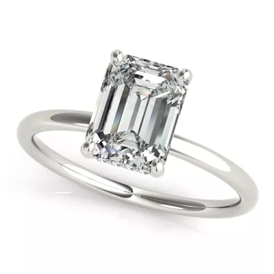 Lisa Hidden Halo Diamond Engagement Ring