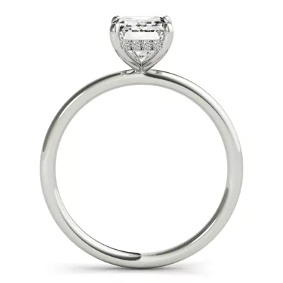 Lisa Hidden Halo Diamond Engagement Ring