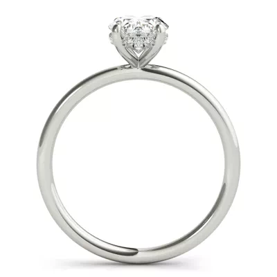 Lisa Hidden Halo Diamond Engagement Ring