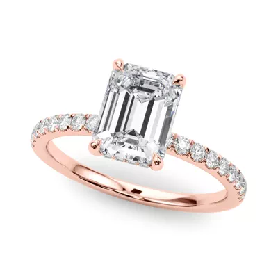 Genevieve Hidden Halo Diamond Engagement Ring