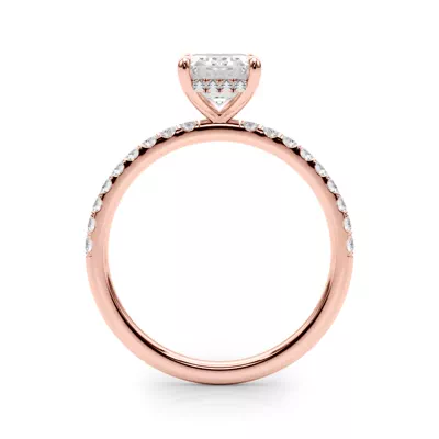 Genevieve Hidden Halo Diamond Engagement Ring