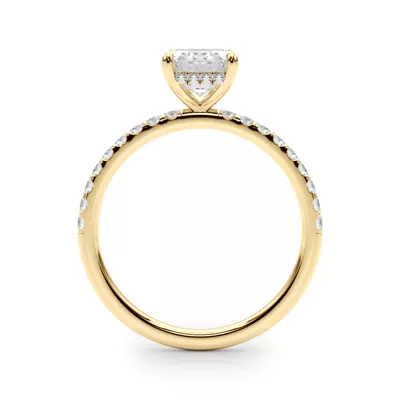 Genevieve Hidden Halo Diamond Engagement Ring