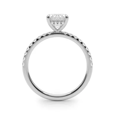 Genevieve Hidden Halo Diamond Engagement Ring