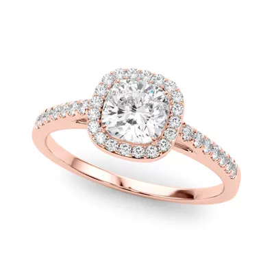 Avery Traditional Halo Engagement Ring