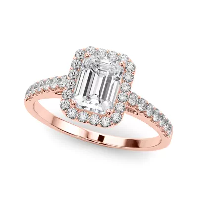 Avery Traditional Halo Engagement Ring