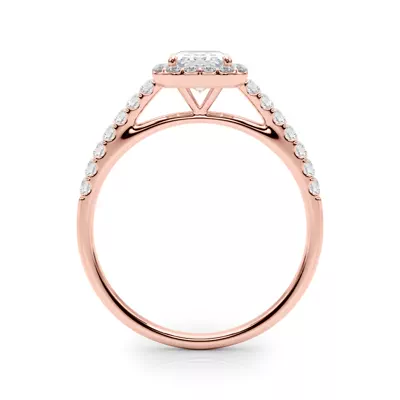 Avery Traditional Halo Engagement Ring
