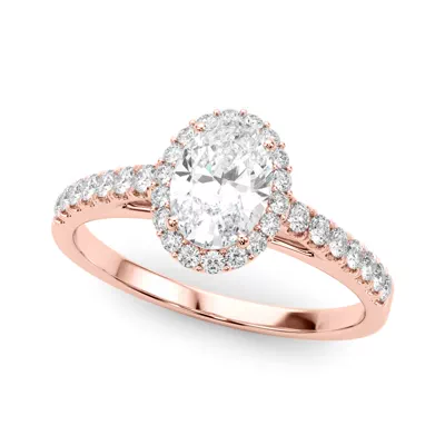 Avery Traditional Halo Engagement Ring