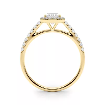 Avery Traditional Halo Engagement Ring